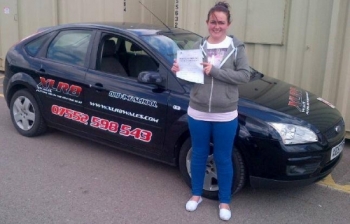 A massive congratulations to Jenna who passed her automatic driving test 1st time with only 1 minor and in only 2 months!! What a result.... Well done from all of us :-)...