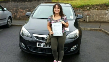 19.9.14 - Well Done To Kathryn who passed her Automatic Driving Test today in Merthyr Tydfil after only 25 hours of driving tuition!! Lovely Result - We are all really chuffed for you :-)...