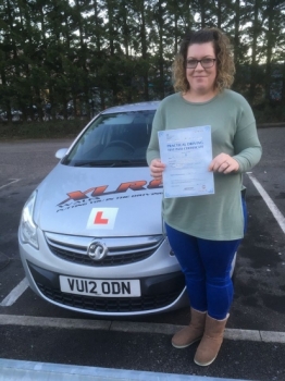 5117 - Congratulations to Kristi Olden who passed her driving test today with our Peter in Merthyr Tydfil what a lovely start to the New Year