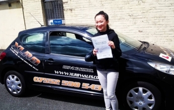 5716 - A big well done to Linh for passing her driving test today in Abergaenny with just 2 minors A-M-A-Z-I-N-G result