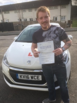 14.3.19 - Congratulations to Matthew Roach on passing his driving test in Merthyr with our Peter... safe driving 🚦🚗