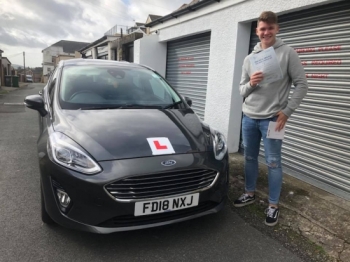 19.9.18 - Congratulations to Morgan January on passing his test this morning first time with only 3 faults in Merthyr Tydfil.