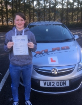 20.1.17 - Congratulations goes out to Morgan Rogers who passed her driving test 1st time today in Merthyr Tydfil with our Peter :-)...