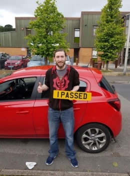13.6.19 - Congratulations to Rhys Baldwin on passing his automatic test 1st time in Merthyr following a semi-intensive course!!!! Well done and safe d