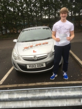 22.2.17 - Well Done to Ryan Jones who passed his test in Merthyr Tydfil with our Peter with only 1 minor fault :-)...