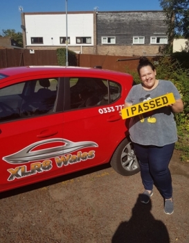 18.9.19 - Congratulations to Samantha Bedford on passing her driving test today in Abergavenny first time!!!! Well done and safe driving 🚗👍🚗👍