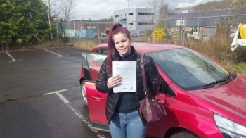 21.3.17 - A Brilliant result for Seren today after passing her automatic driving test with just 2 little minors and masses of praise off the examiner ... well proud of you Seren!!...