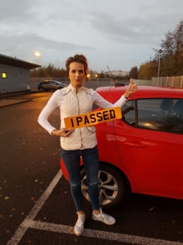 28/11/18 - Congratulations to Sonata Steponaviciute who passed her automatic driving test today with our Rhys, 1st time too!!! Stay safe and enjoy your independance 🚦🚗🌲
