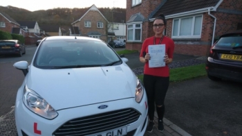 30/11/2017 - Congratulations to Sophie Davies on passing her test today in Merthyr Tydfil with only 2 faults awesome result :-)...